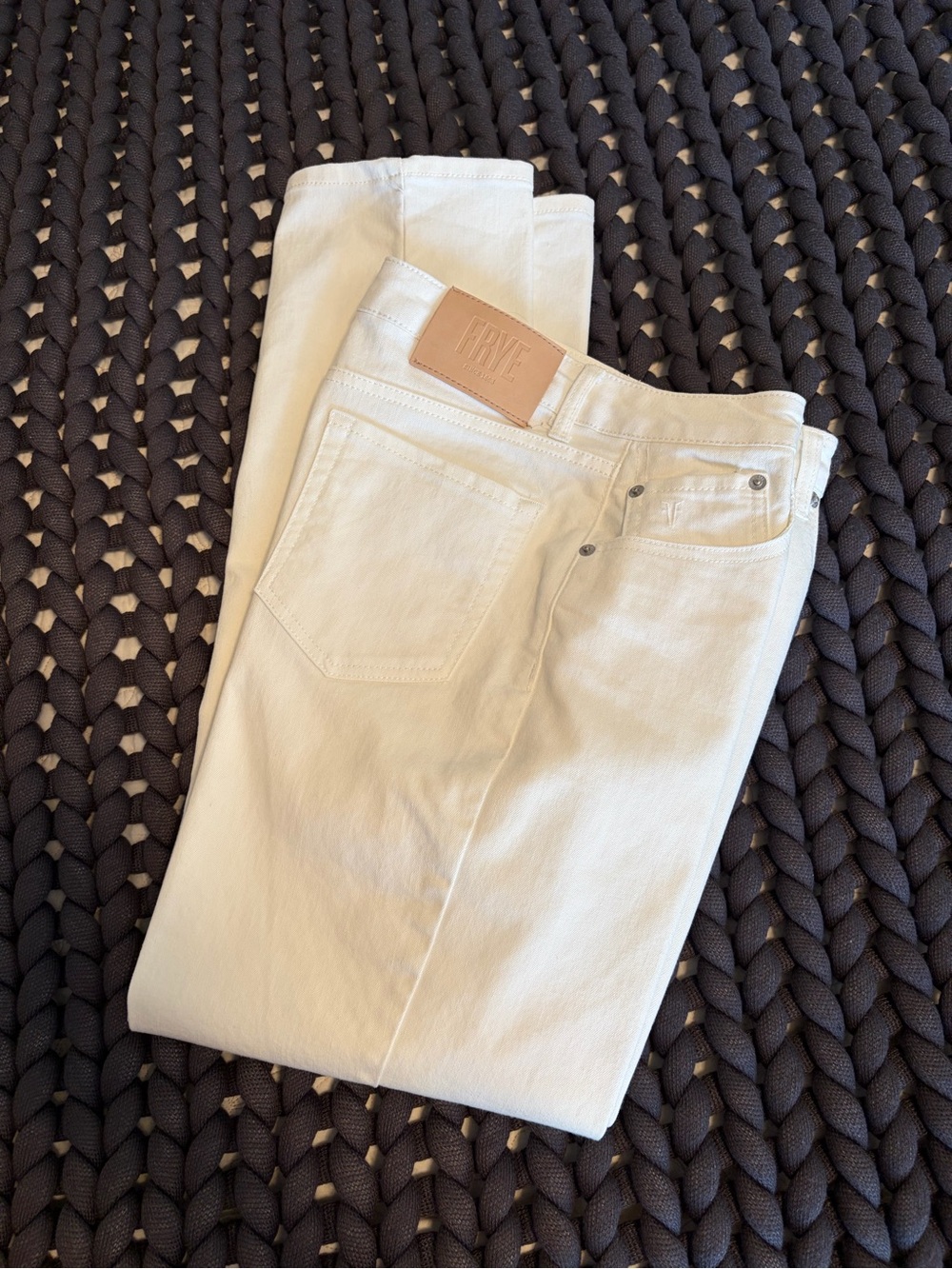 Frye Women’s Straight White Jeans